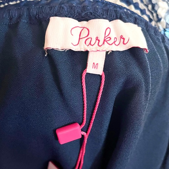 NWT M Parker Blue White Stripped Off Shoulder Dress!! - Picture 12 of 12